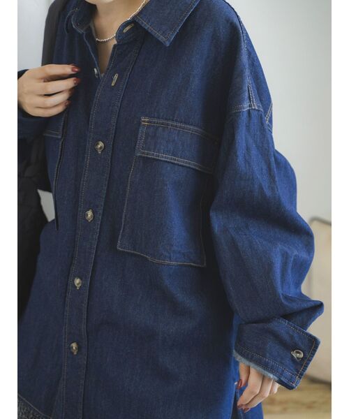 セール】デニムルーズシャツ（シャツ/ブラウス）｜Ungrid（アン
