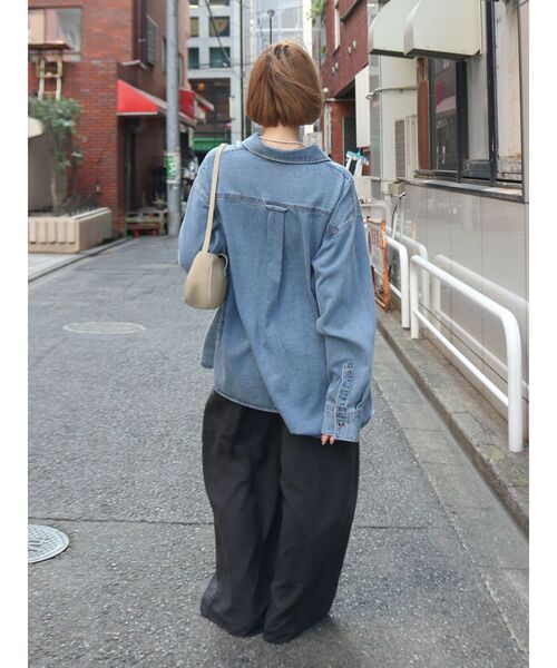 セール】デニムルーズシャツ（シャツ/ブラウス）｜Ungrid（アン
