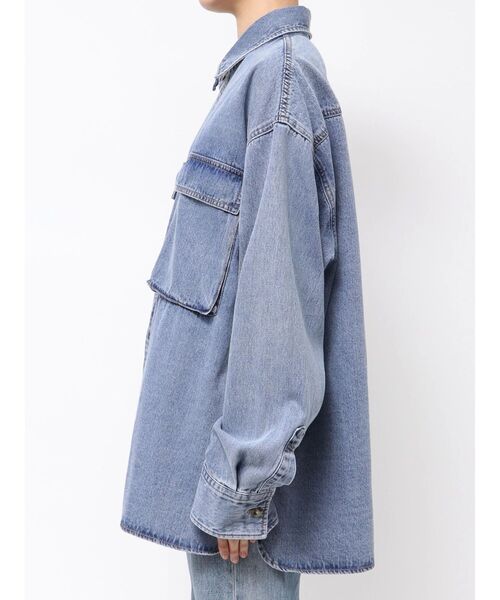 Ungrid（アングリッド）の「デニムルーズシャツ（シャツ/ブラウス・レディース・インディゴブルー/ブルー・FREE）」の19枚目の写真
