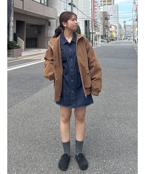 Ungrid（アングリッド）の「デニムルーズシャツ（シャツ/ブラウス・レディース・インディゴブルー/ブルー・FREE）」の4枚目の写真