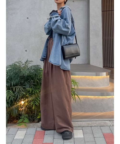 Ungrid（アングリッド）の「デニムルーズシャツ（シャツ/ブラウス・レディース・インディゴブルー/ブルー・FREE）」の8枚目の写真