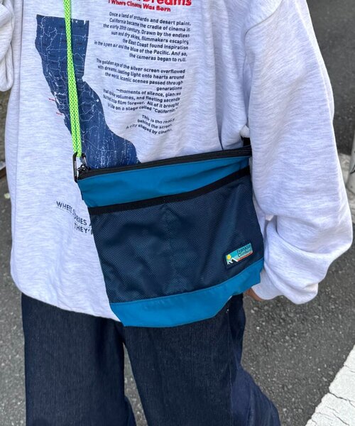Franklin Climbing（フランクリンクライミング）の「【Franklin Climbing】サコッシュバッグ（ショルダーバッグ・メンズ・グリーン系その他2/ダークブルー/ブラック/サックスブルー/ブラウン系その他・ONE SIZE）」の5枚目の写真