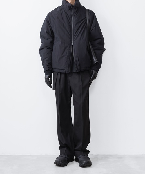 ATTACHMENT（アタッチメント）の「【 LIMITED 】WO/PE ストレッチギャバジン ベルテッドトラウザーズ / WO/PE STRECH GABARDINE BELTED TROUSERS（スラックス・メンズ・ダークグレー/ブラック・1/3/2）」の20枚目の写真