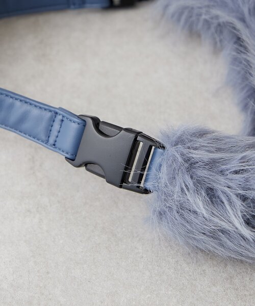 HELLO.SANFRANCISCO(ハローサンフランシスコ)の「【HELLO.SANFRANCISCO/ハローサンフランシスコ】リボンチャーム付マルチWAYファーBAG(トートバッグ・レディース・ピンク/イエロー/ブルー・ONE SIZE)」の9枚目の写真