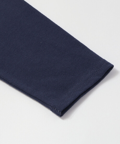 SLAP SLIP（スラップスリップ）の「【お揃い】おにぎりサガラ刺しゅう袖配色Tシャツ(80~130cm)（Tシャツ/カットソー・キッズ・グレー/オフホワイト・100cm/120cm/80ｃｍ/110cm/90cm/130cm）」の11枚目の写真