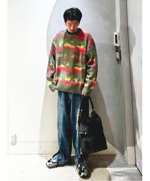 Desigual(デシグアル)の「アニマルストライプセーター(ニット/セーター・メンズ・グリーン・S/M/XL/L)」の3枚目の写真