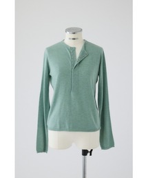 Hook design silk blend knit ホックデザインシルクブレンドニット