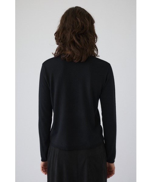 Hook design silk blend knit ホックデザインシルクブレンドニット