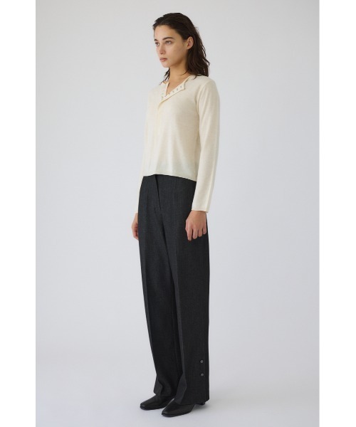 RIM.ARK（リムアーク）の「Hook design silk blend knit ホック