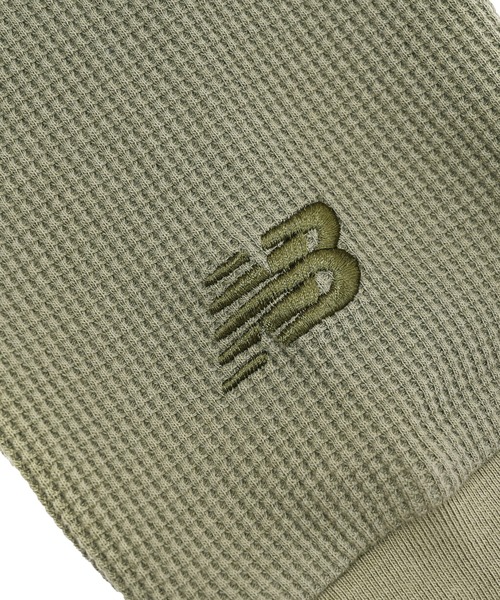 NEW BALANCE(ニューバランス)の「シューパッチワッフルロングスリーブ(Tシャツ/カットソー・メンズ・オフホワイト/カーキ・LARGE/XX-LARGE/MEDIUM/X-LARGE/SMALL)」の8枚目の写真