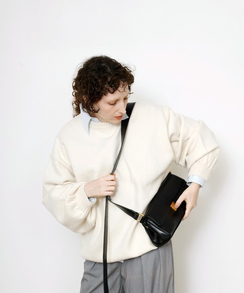 DRAW(ドロー)の「DRAW(ドロー) / シリンダー バッグ(ショルダーバッグ・レディース・ブラック×ゴールド/ブラック×シルバー・FREE)」の5枚目の写真