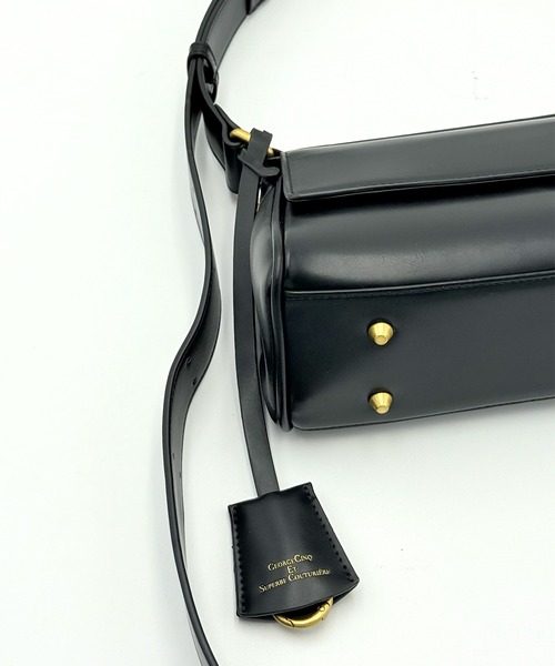 DRAW(ドロー)の「DRAW(ドロー) / シリンダー バッグ(ショルダーバッグ・レディース・ブラック×ゴールド/ブラック×シルバー・FREE)」の17枚目の写真