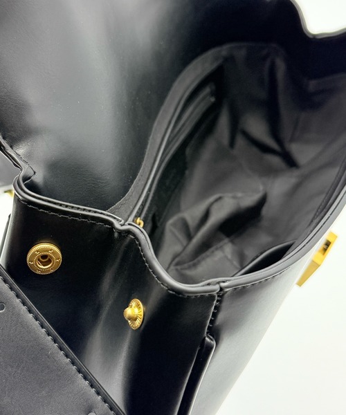 DRAW(ドロー)の「DRAW(ドロー) / シリンダー バッグ(ショルダーバッグ・レディース・ブラック×ゴールド/ブラック×シルバー・FREE)」の10枚目の写真