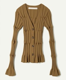 【leinwande】Grid Rib Cardigan