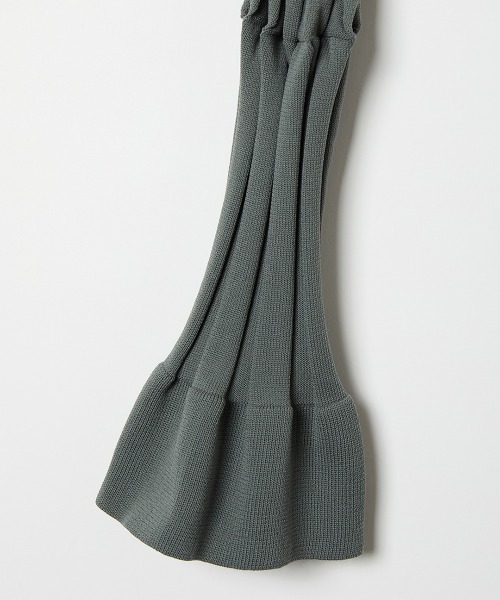 leinwande(ラインヴァンド)の「【leinwande】Grid Rib Cardigan(カーディガン/ボレロ・レディース・グリーン/ブラック/イエロー・ONE SIZE)」の11枚目の写真