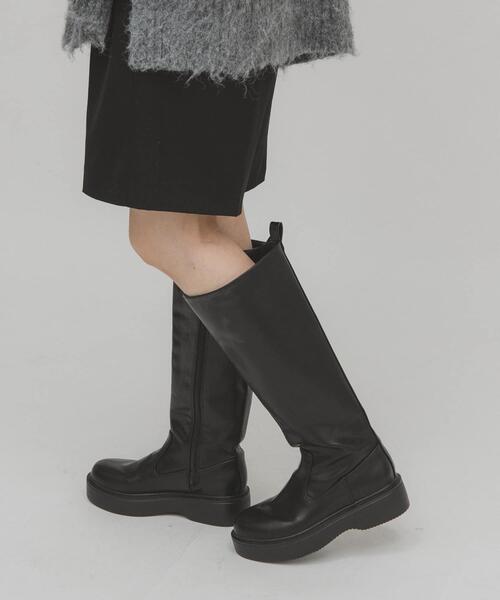 プラットフォームロングブーツ（ブーツ）｜KBF（ケイビーエフ）の