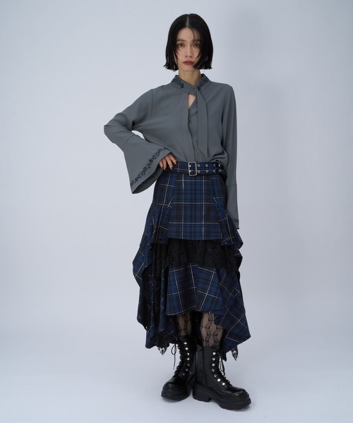 タータンチェックティアードスカート(HARE)（スカート）｜HARE（ハレ
