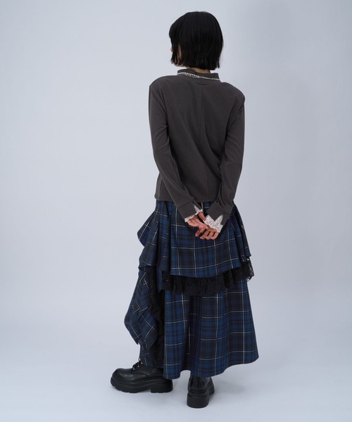 タータンチェックティアードスカート(HARE)（スカート）｜HARE（ハレ