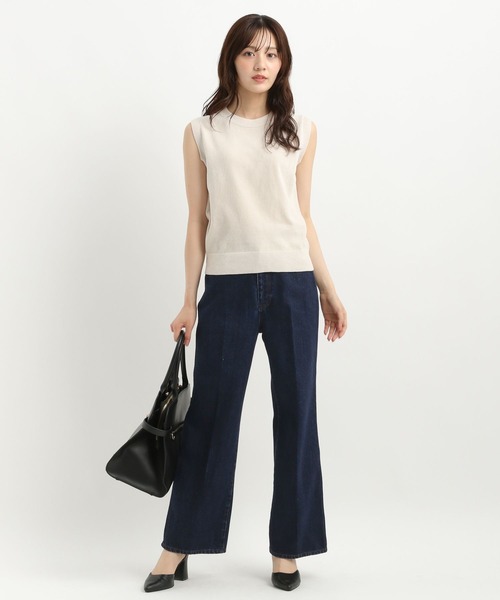 Andemiu（アンデミュウ）の「デニムストレートパンツ579827（デニムパンツ・レディース・インディゴブルー・SMALL/MEDIUM/LARGE）」の17枚目の写真