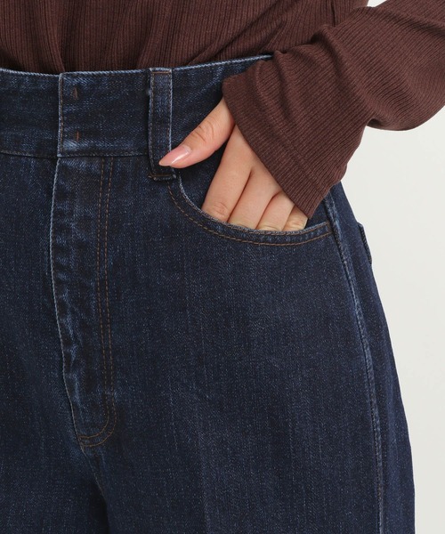 Andemiu（アンデミュウ）の「デニムストレートパンツ579827（デニムパンツ・レディース・インディゴブルー・SMALL/MEDIUM/LARGE）」の8枚目の写真