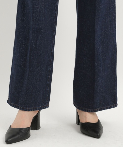 Andemiu（アンデミュウ）の「デニムストレートパンツ579827（デニムパンツ・レディース・インディゴブルー・SMALL/MEDIUM/LARGE）」の9枚目の写真