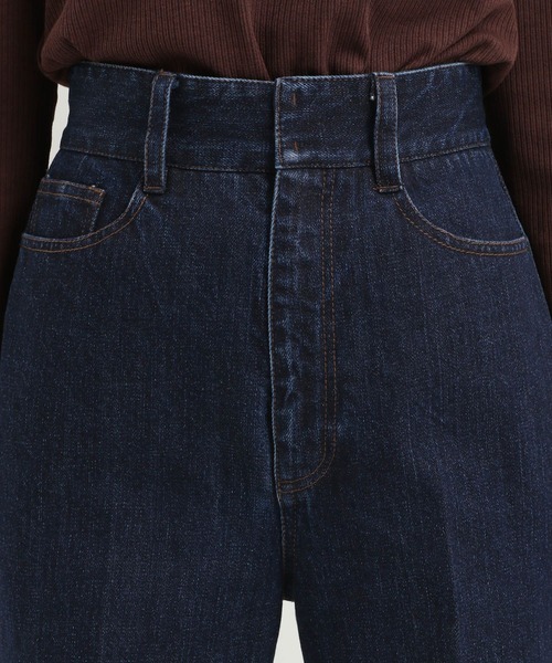 Andemiu（アンデミュウ）の「デニムストレートパンツ579827（デニムパンツ・レディース・インディゴブルー・SMALL/MEDIUM/LARGE）」の10枚目の写真