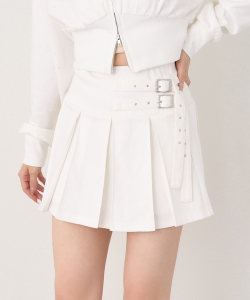 セール】【セットアップ対応】カットプリーツミニスカート（スカート