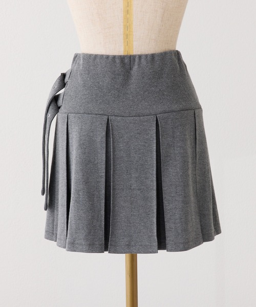 one after another NICE CLAUP(ワンアフターアナザーナイスクラップ)の「【セットアップ対応】カットプリーツミニスカート(スカート・レディース・杢グレー/チャコールグレー/オフホワイト・FREE)」の14枚目の写真