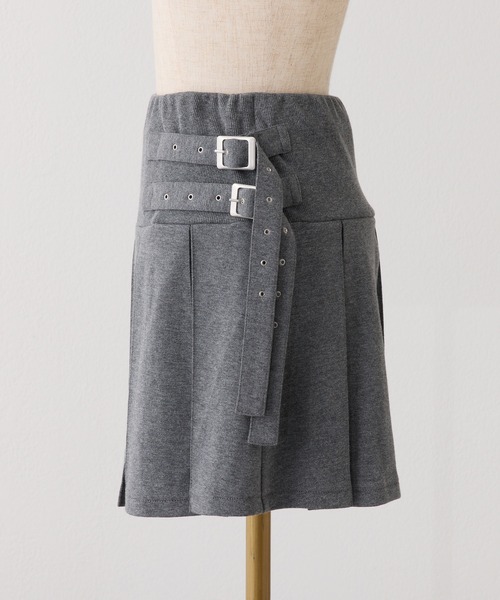 one after another NICE CLAUP(ワンアフターアナザーナイスクラップ)の「【セットアップ対応】カットプリーツミニスカート(スカート・レディース・杢グレー/チャコールグレー/オフホワイト・FREE)」の13枚目の写真