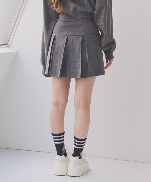 one after another NICE CLAUP(ワンアフターアナザーナイスクラップ)の「【セットアップ対応】カットプリーツミニスカート(スカート・レディース・杢グレー/チャコールグレー/オフホワイト・FREE)」の20枚目の写真