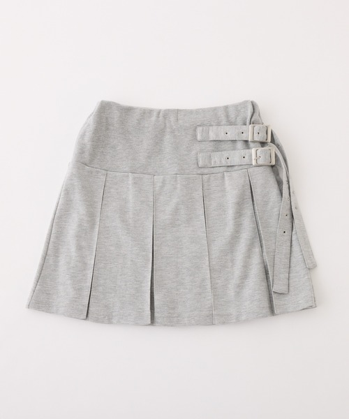 one after another NICE CLAUP(ワンアフターアナザーナイスクラップ)の「【セットアップ対応】カットプリーツミニスカート(スカート・レディース・杢グレー/チャコールグレー/オフホワイト・FREE)」の9枚目の写真