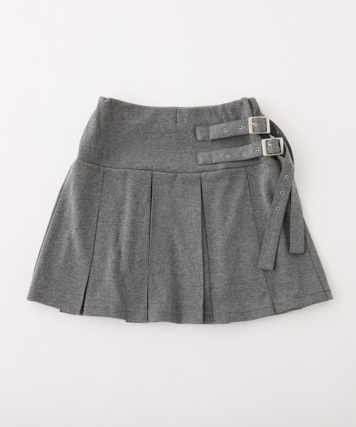 one after another NICE CLAUP(ワンアフターアナザーナイスクラップ)の「【セットアップ対応】カットプリーツミニスカート(スカート・レディース・杢グレー/チャコールグレー/オフホワイト・FREE)」の10枚目の写真