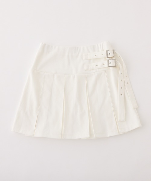 one after another NICE CLAUP(ワンアフターアナザーナイスクラップ)の「【セットアップ対応】カットプリーツミニスカート(スカート・レディース・杢グレー/チャコールグレー/オフホワイト・FREE)」の11枚目の写真