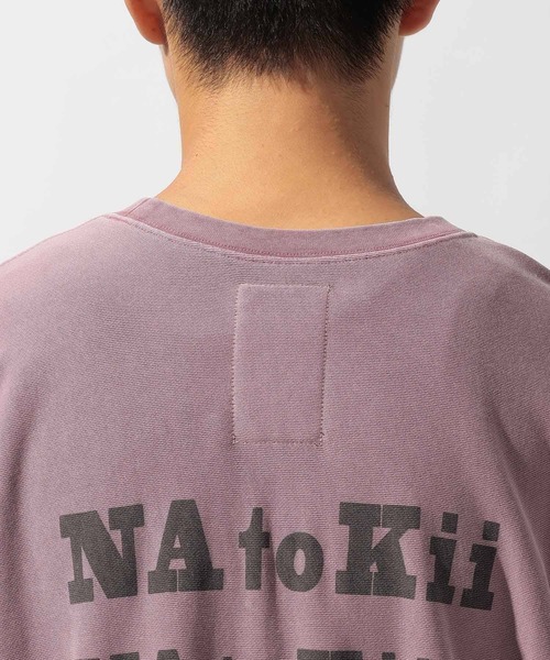 niko and...(ニコアンド)の「【NATOKii(ネイトゥーキー)】裏毛3連ロゴプルオーバー(スウェット・メンズ・ピンク/ライトグレー・MEDIUM/LARGE)」の15枚目の写真