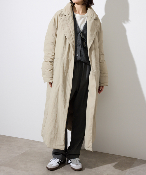 SLOBE IENA（スローブイエナ）の「《2枚セット/マルチWAY》s.oyamadaコラボダウンコート（ダウンジャケット/コート・レディース・ブラウン/ベージュ・36/38）」の2枚目の写真