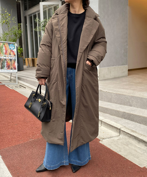 SLOBE IENA（スローブイエナ）の「ノーカラーショートダウンブルゾン