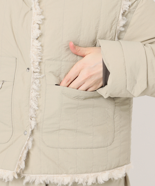 SLOBE IENA（スローブイエナ）の「《2枚セット/マルチWAY》s.oyamadaコラボダウンコート（ダウンジャケット/コート・レディース・ブラウン/ベージュ・36/38）」の21枚目の写真