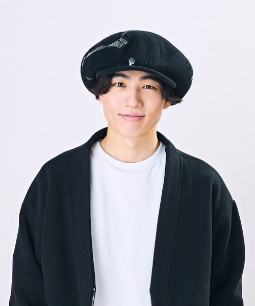 CA4LA（カシラ）の「CF QUENTIN（キャスケット・レディース・ブラック/イエロー/グレー・ONESIZE）」の7枚目の写真