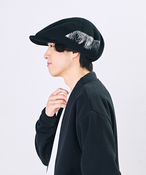 CA4LA（カシラ）の「CF QUENTIN（キャスケット・レディース・ブラック/イエロー/グレー・ONESIZE）」の8枚目の写真