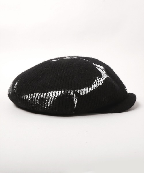 CA4LA（カシラ）の「CF QUENTIN（キャスケット・レディース・ブラック/イエロー/グレー・ONESIZE）」の4枚目の写真