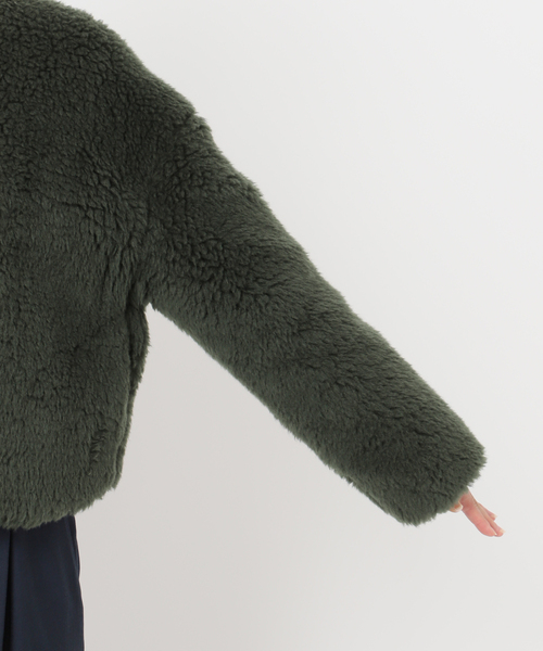 セール】TICCA / ティッカ ウールファーショートコート（その他