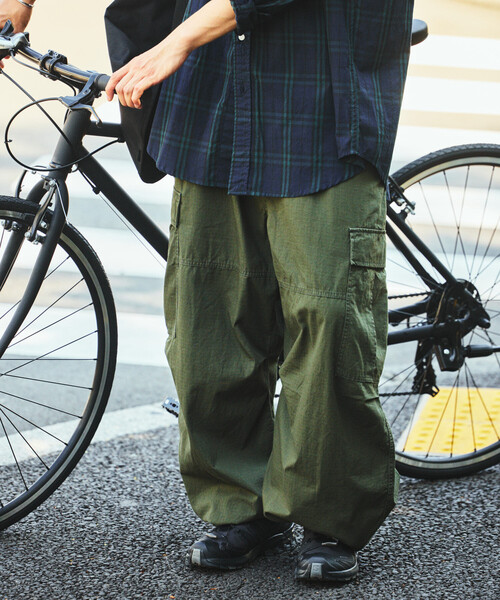 NAUTICA（ノーティカ）の「NAUTICA/ノーティカ スーパーワイド カーブシルエット カーゴパンツ（その他パンツ・メンズ・ブラック/オリーブ/カモフラージュ・LARGE/X-LARGE/MEDIUM）」の8枚目の写真