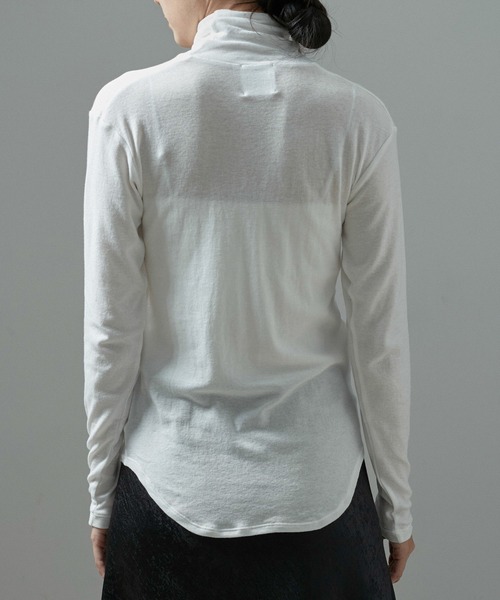 SALON adam et rope'（サロン アダム エ ロペ）の「Smile Cotton 2PACK TEE 2 / 新色追加（Tシャツ/カットソー・レディース・ホワイト/ブラック/イエロー・FREE）」の12枚目の写真