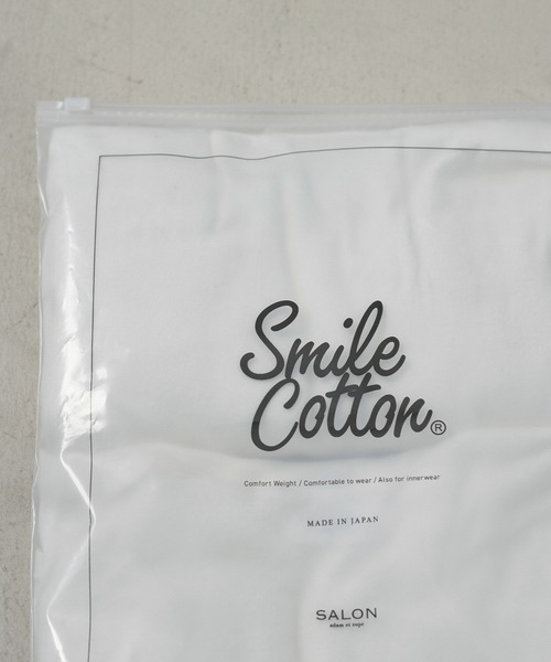 SALON adam et rope'（サロン アダム エ ロペ）の「Smile Cotton 2PACK TEE 2 / 新色追加（Tシャツ/カットソー・レディース・ホワイト/ブラック/イエロー・FREE）」の20枚目の写真