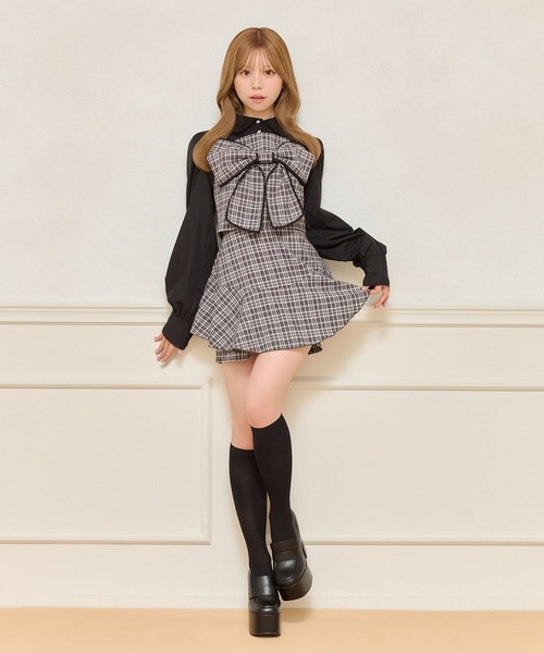 apres jour（アプレジュール）の「【SETUP可能】キュロット（その他パンツ・レディース・チャコールグレー/ブラック系その他/ブラック・X-LARGE/フリー）」の3枚目の写真