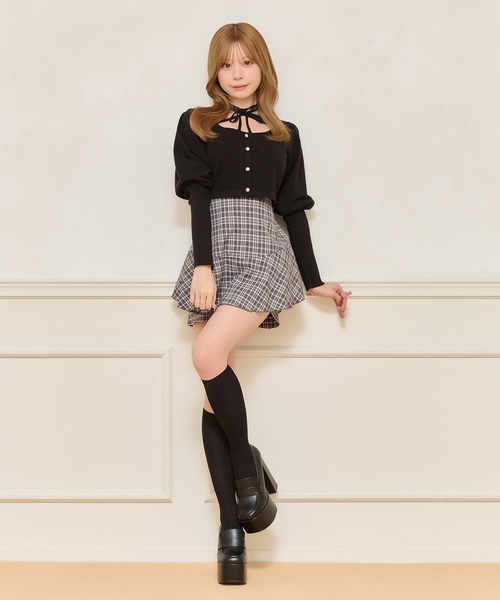 apres jour（アプレジュール）の「【SETUP可能】キュロット（その他パンツ・レディース・チャコールグレー/ブラック系その他/ブラック・X-LARGE/フリー）」の21枚目の写真