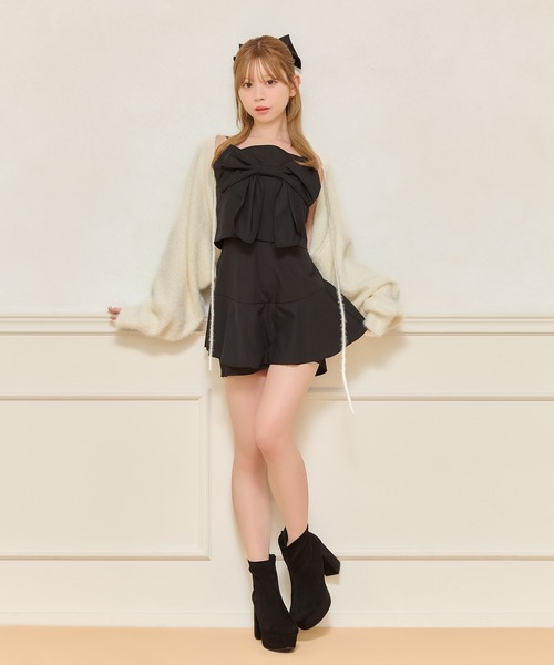 apres jour（アプレジュール）の「【SETUP可能】キュロット（その他パンツ・レディース・チャコールグレー/ブラック系その他/ブラック・X-LARGE/フリー）」の15枚目の写真