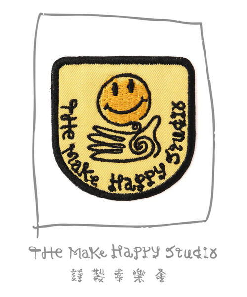 The Make Happy Studio(ザメイクハッピーストゥディオ)の「The Make Happy Studio/ザメイクハッピーストゥディオ/HAPPY IRON PATCH(その他雑貨・メンズ・モスグリーン/ピンク/ブルー/モカ/エンジ/パープル/イエロー・F)」の22枚目の写真