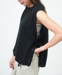セール】Cottonlinen Knit Vest（ベスト）｜TODAYFUL（トゥデイ