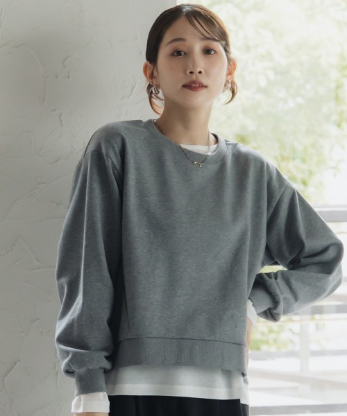 セール】小さいサイズ スウェットシャツ 低身長さん・小柄女性